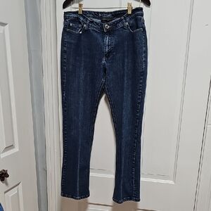 Ashley Stewart Dark Blue Straight Leg Jeans